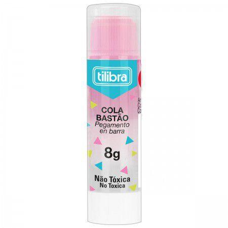 Imagem de Cola Bastão Colorida 8g Transparente - Tilibra