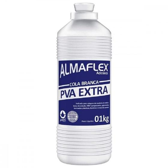 Imagem de Cola Branca Almaflex Extra Profissional Pva 1Kg