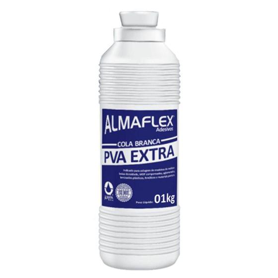Imagem de Cola Branca Almaflex PVA Extra 1Kg - Baungarten - Almata