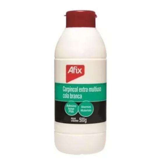Imagem de COLA BRANCA EXTRA A BASE DE PVA 500g AFIX