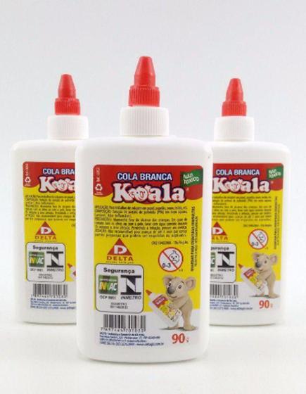 Imagem de Cola branca Koala 90g kit c/10