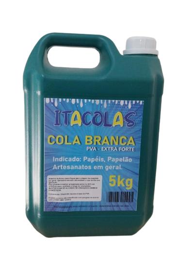 Imagem de Cola Branca Líquida ITACOLAS Extra Adesivo Pva 5 Kg