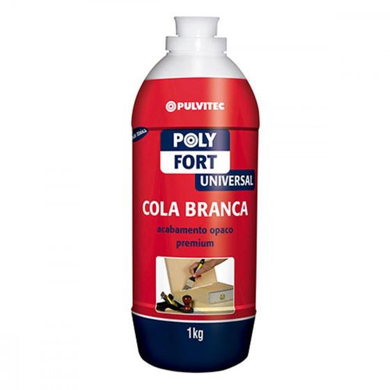 Imagem de Cola Branca Polyfort 1Kg Pulvitec