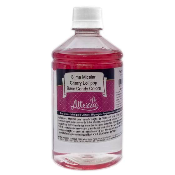 Imagem de Cola Candy Micelar Base Slime Micelar 500g Para Slimes Candy Diy Slime Diversão Ferias Sensorial Slime Colorido Massinha Meleca Geleca Altezza