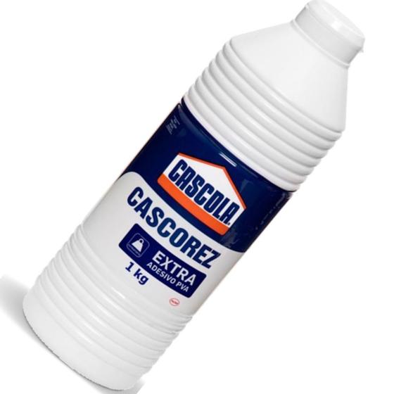 COLA CASCOREZ EXTRA 1KG branca artesanato profissional Menor preço em COLA CASCOREZ EXTRA 1KG branca artesanato profissional
