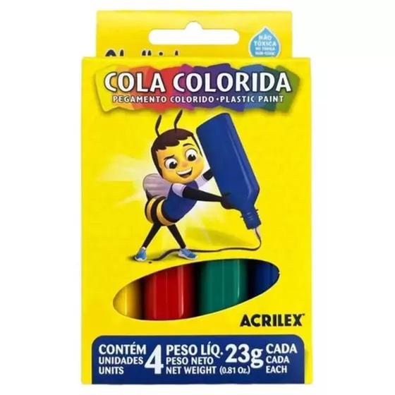 Imagem de Cola Colorida - 4 cores