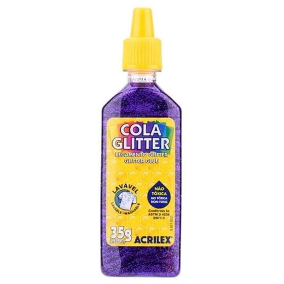 Imagem de Cola Com Glitter 35G Violeta - Acrilex