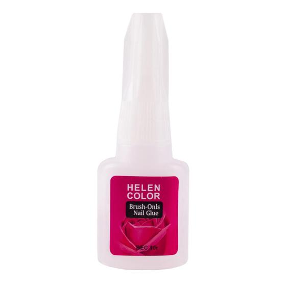 Imagem de Cola com pincel para unhas e pedrarias helen color 10ml