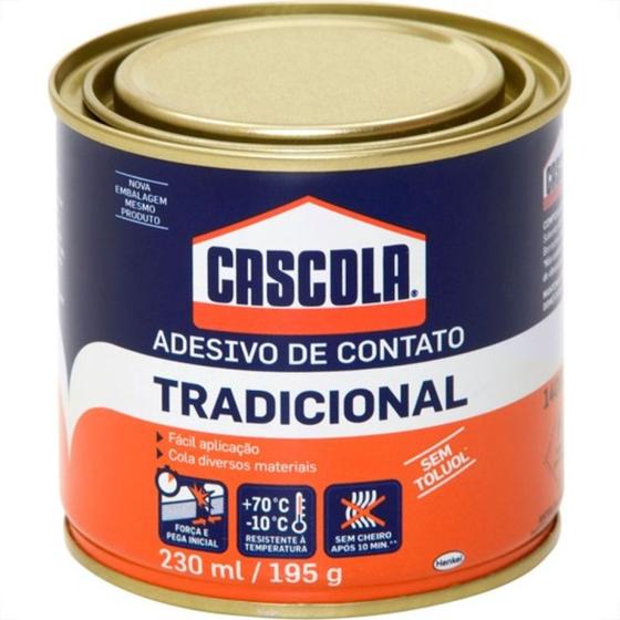 Imagem de Cola Contato Cascola Tradicional Sem Toluol 195G