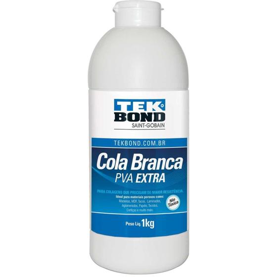 Imagem de Cola de ALTA Resistencia Branca PVA EXTRA 1K. - Tekbond