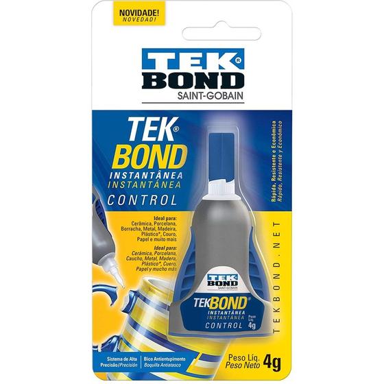 Imagem de Cola de ALTA Resistencia Instantanea Control 4G Tek Bond