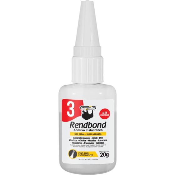 Cola Rendbond 02 - Alta Resistência Para Múltiplas Superfícies 50g