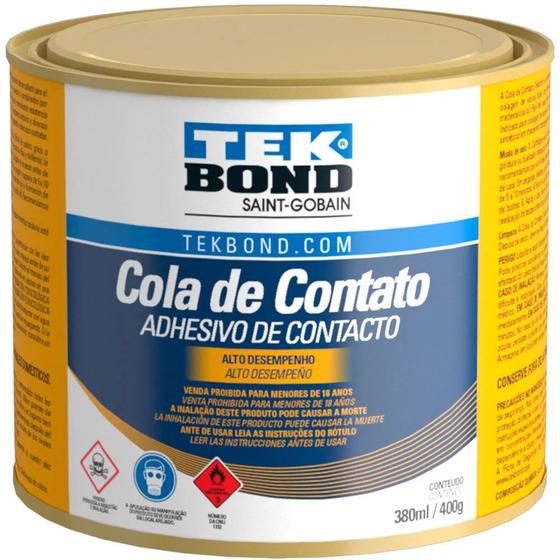 Imagem de Cola de Contato Com Toluol - Tekbond