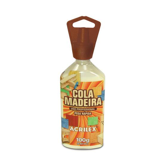 Cola de Madeira Acrilex 100g Menor preço em Cola de Madeira Acrilex 100g