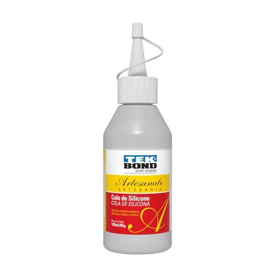 Cola de Silicone Líquida Tekbond para Artesanato 85g - 100ml - TEK BOND Menor preço em Cola de Silicone Líquida Tekbond para Artesanato 85g - 100ml - TEK BOND