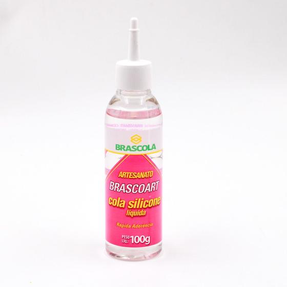 Imagem de Cola De Silicone Liquido Brascoart Com 100G