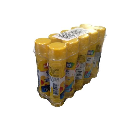 Imagem de Cola em Bastão 10g Acrilex - Pacote 10 unidades ref. 02710 (para papel, cartolina)