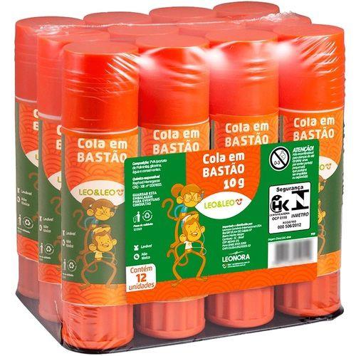 Imagem de Cola em Bastão 10g Pacote c/ 12 Unidades Leo & Leo