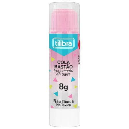 Imagem de Cola em Bastão 8g Transparente Colorida Tilibra Sortidos