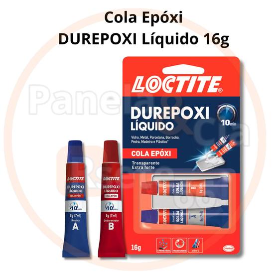 Imagem de Cola Epóxi - Durepoxi Líquido Loctite 16g secagem em 10 minutos