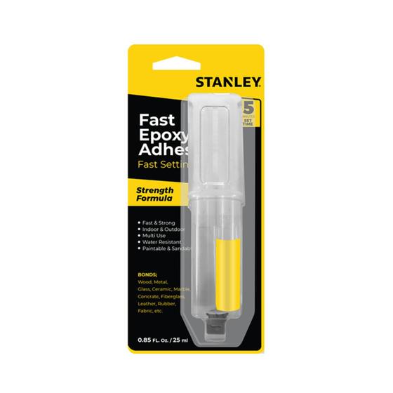 Imagem de Cola Epóxi Stanley Fast-Setting 25ml - Adesivo de Duas Partes (5 Minutos)