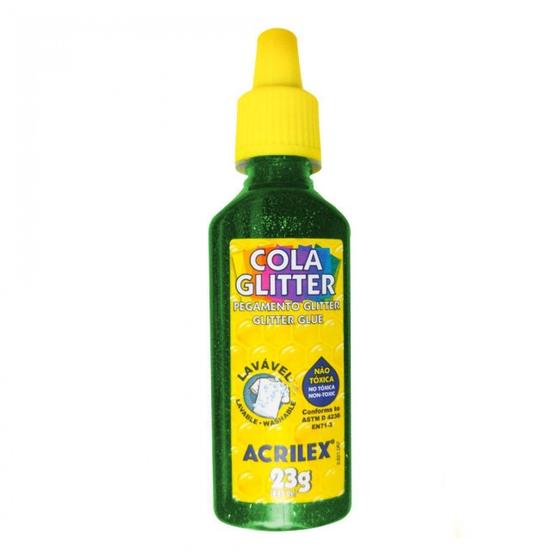 Imagem de Cola Glitter Acrilex 23g  6 opções de cores