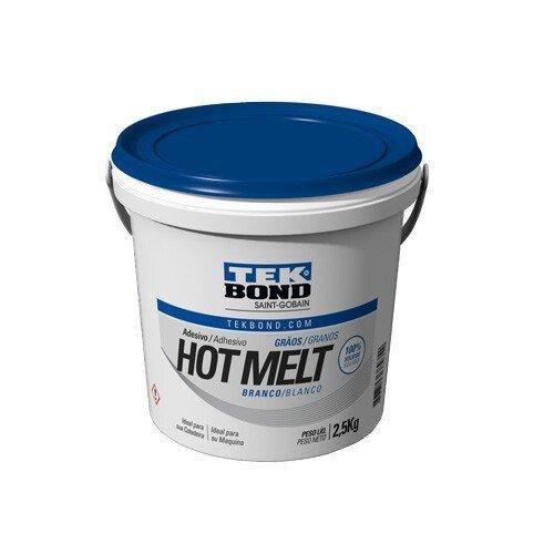 Imagem de Cola Granulada Hot Melt Branca 2,5Kg - Tekbond