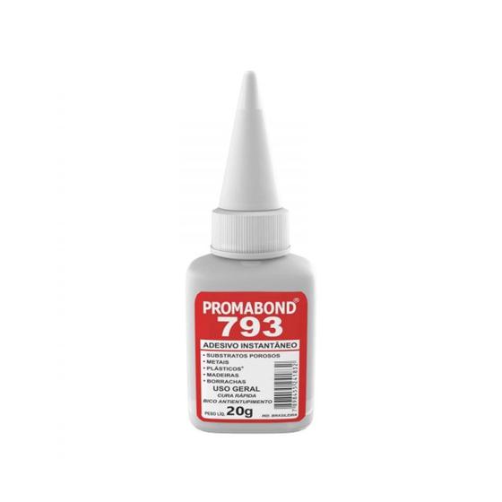 Imagem de Cola Instantânea 793 20g - Bico Antientupimento Permabond 