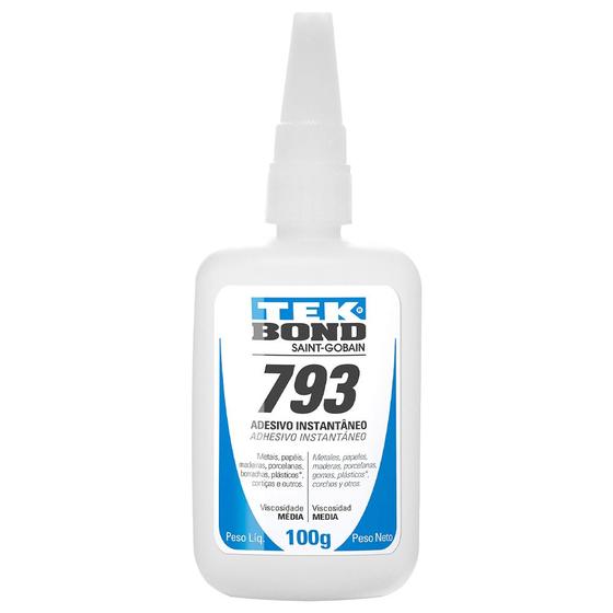 Imagem de Cola Instantânea 793 Média Viscosidade 100g - TEK BOND