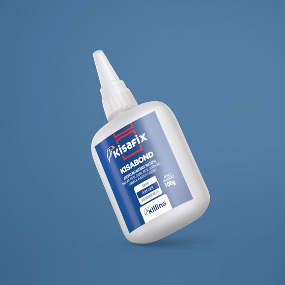 Imagem de Cola Instantânea Kisafix 100g Adesivo Instantâneo Multiuso