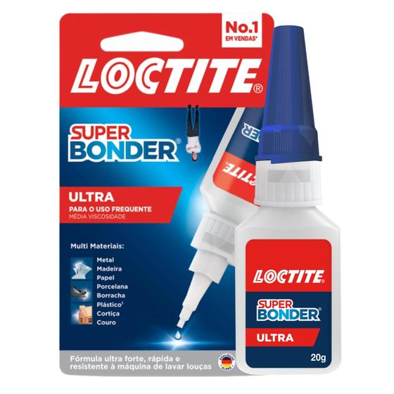 Imagem de COLA INSTANTANEA SUPER BONDER ORIGINAL ULTRA 20g LOCTITE