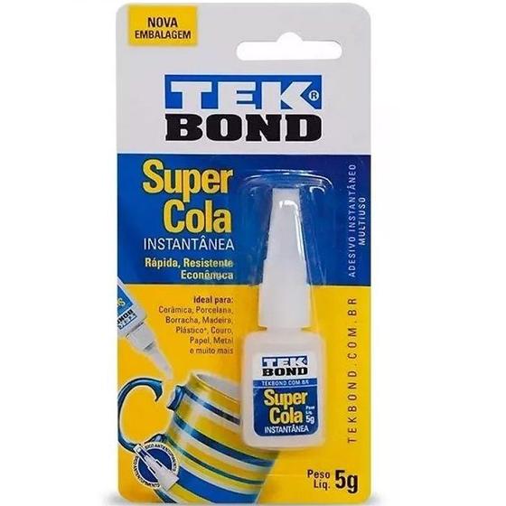 Cola Instantanea TEK BOND Super Cola Tudo 5G Original - Cola ...