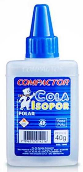 Imagem de Cola Isopor Polar 40 Gramas Compactor