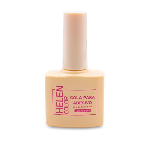 Imagem de Cola Nail Foil Gel 15Ml Secar Na Cabine Led Uv, Helen Color