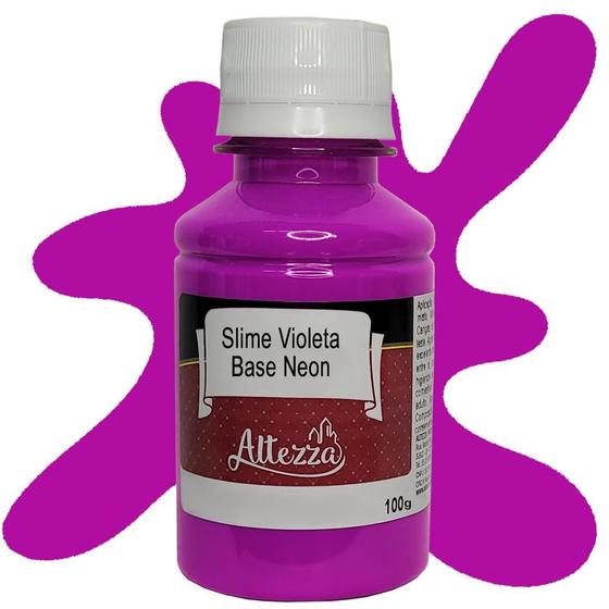 Imagem de Cola Neon Brilhante Base Slime Fluorescente 250g Para Slimes Neon Diy Diversão Ferias Sensorial Slime Massinha Meleca Geleca Altezza - Escolha a Cor