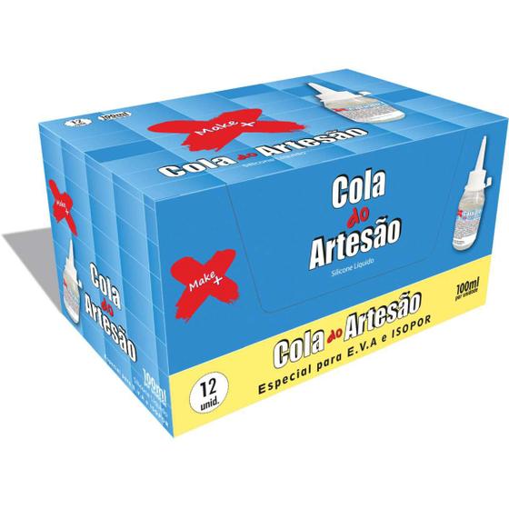 Imagem de Cola para Artesanato Artesao Silicone Liquido 100ML