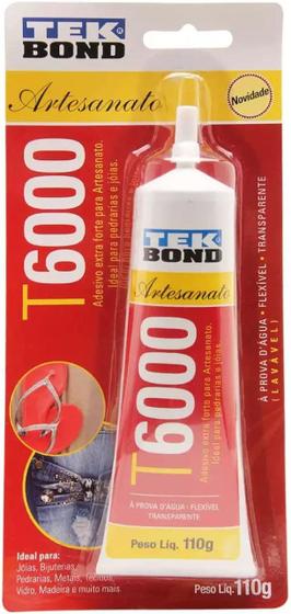 Imagem de Cola Para Artesanato T6000 110g Tekbond