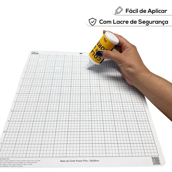 Imagem de Cola para Base de Corte Silhouette e ScanNCut - Permanente - Com Lacre de Segurança - Reposição - 50g