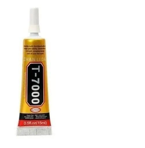 Imagem de Cola Para Colar Tela De Celular T7000 (Preta) 15Ml