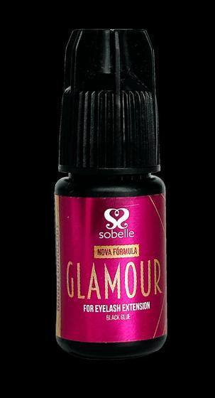 Imagem de Cola para extensão de cílios fio a fio e volume russo sobelle Glamour 3ml