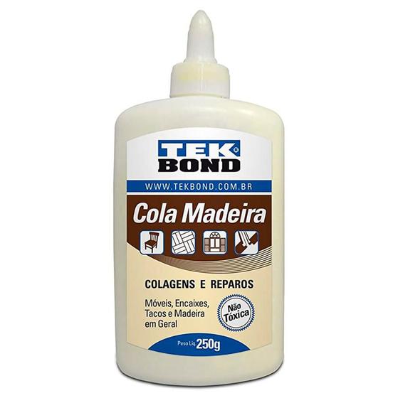 Cola para Madeira 250g Menor preço em Cola para Madeira 250g