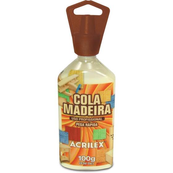 Imagem de Cola para Madeira Acrilex 100G - Pacote com 3 Unidades