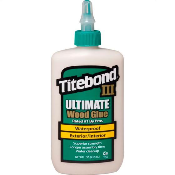 Cola para Madeira III Ultimate Wood Glue Titebond 237 ml Menor preço em Cola para Madeira III Ultimate Wood Glue Titebond 237 ml