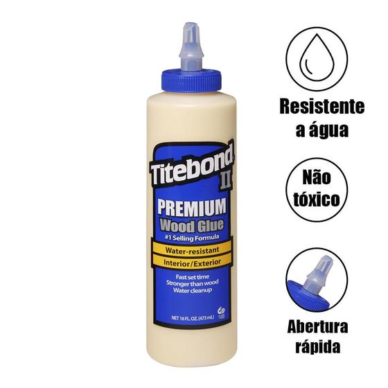 Imagem de Cola para Madeira Titebond II Premium Wood Glue