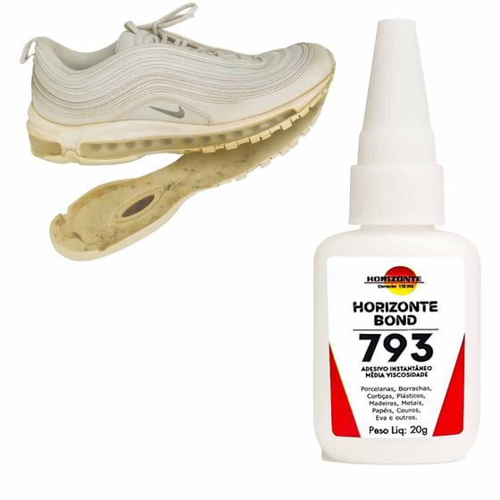 Imagem de cola para tenis, sapato bolsa, plastico horizonte bond 20g