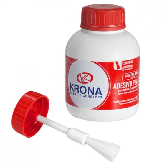 Imagem de Cola Para Tubos E Conexoes Pvc Krona 175Gr. Com Pincel