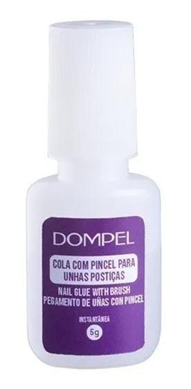 Imagem de Cola para Unhas Postiças Dompel Com Pincel 5g