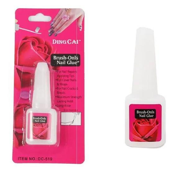 Imagem de Cola Para Unhas Postiças Top Nail Glue Gel e Porcelana