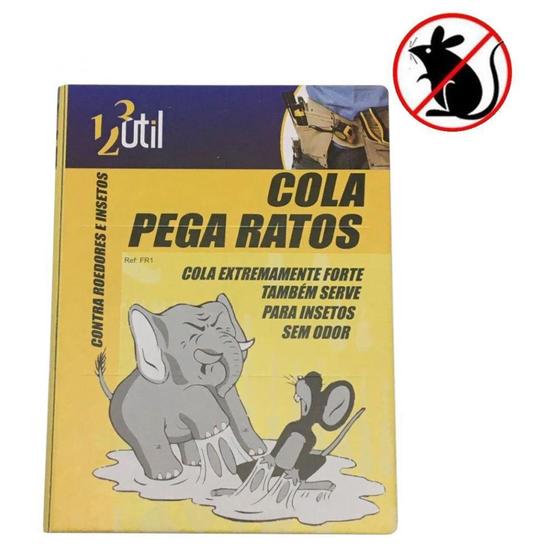 Cola Pega Ratos e Insetos 32cm Sem Odor 123util - 123Útil - Armadilha ...