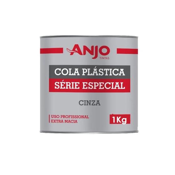 Imagem de Cola Plástica Cinza Série Especial 1kg Anjo